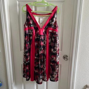 Laundry by Shelli Segal Silk Print Dress sz 12